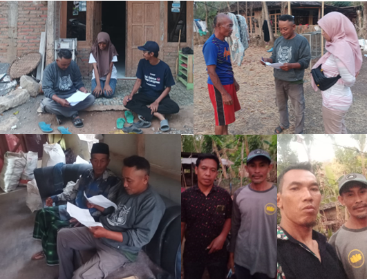 Uji Petik Dukungan Calon Dukuh Cegokan Dan Dukuh Kedungrejo